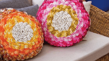 Almofadas de crochê - Barroco