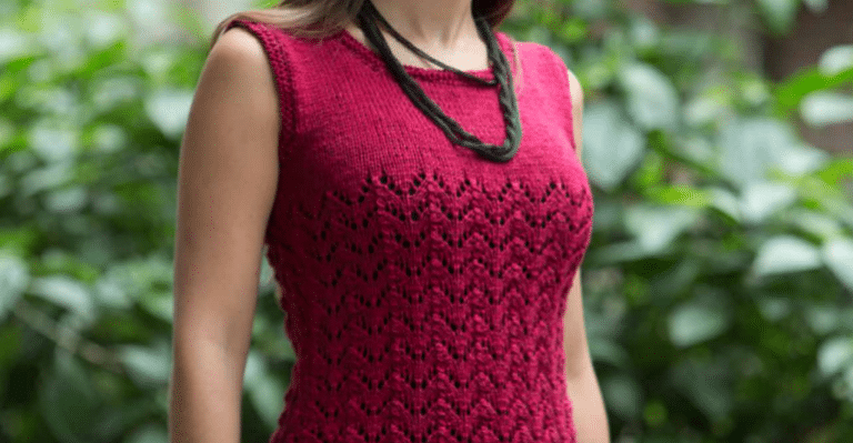 Regata de tricô vermelha - Camila Fashion