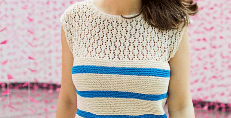 Blusa de tricô bege (Camila Fashion) - Fácil de fazer