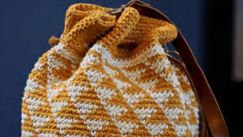 Bolsa Saco de crochê EuroRoma