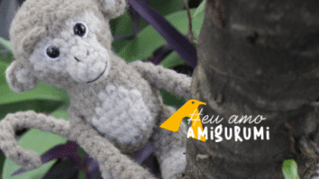 Amigurumi Macaquinho em crochê