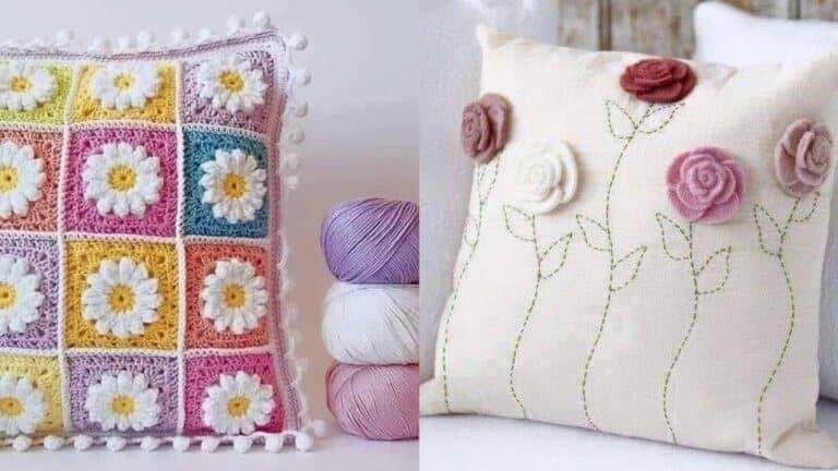 Almofadas em Crochê com Gráficos e Lindas Inspirações