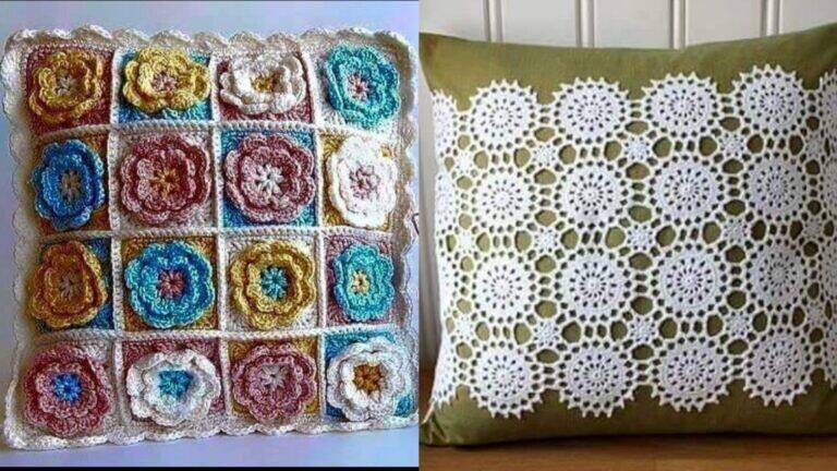 Almofadas em Crochê Para Transformar sua Decoração Parte 1
