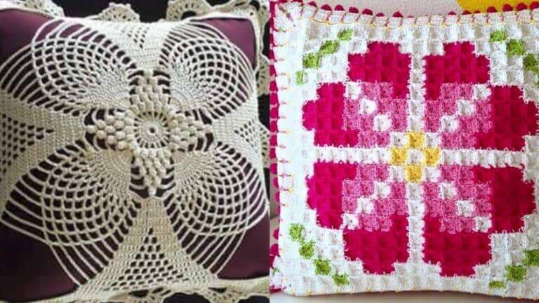 Almofadas em Crochê Para Transformar sua Decoração Parte 2