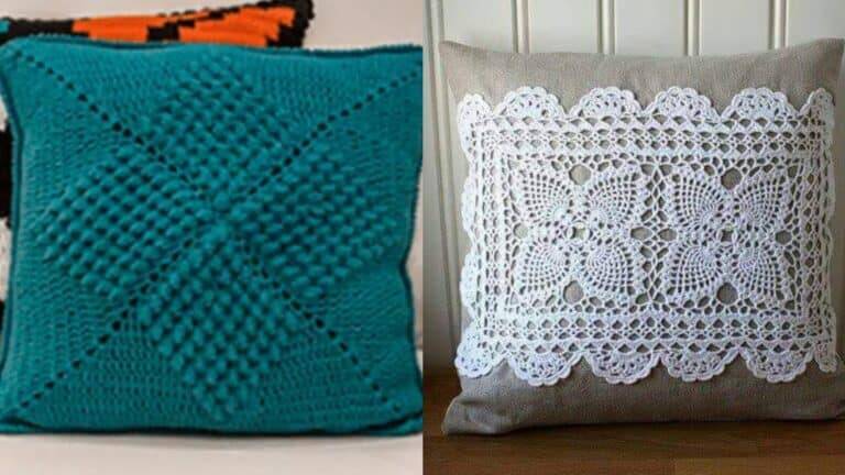 Almofadas em Crochê Para Transformar sua Decoração Parte 3