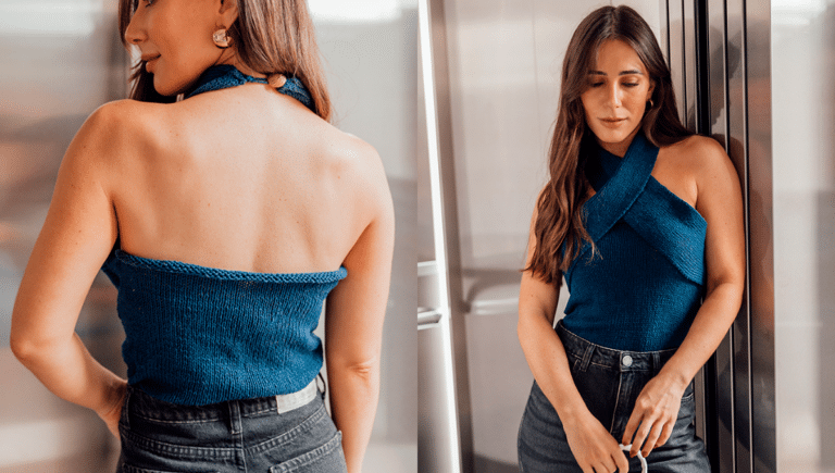 Blusa de Crochê Charme