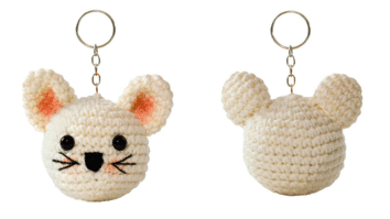 Amigurumi Chaveiro de Crochê Gatinho