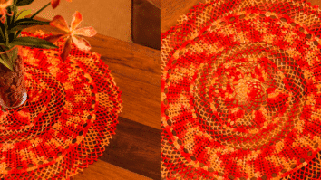 Centro de Mesa em Crochê Pitanga