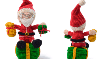 Amigurumi Papai Noel e os Presentes