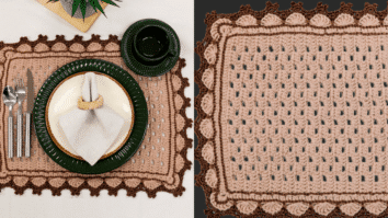 Jogo Americano de Crochê Síria