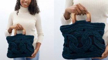 Bolsa em Crochê Esmeralda