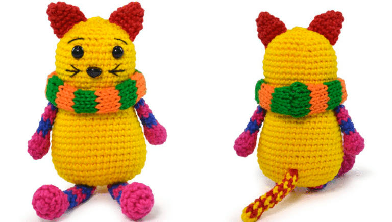 Amigurumi Color Cat de Crochê