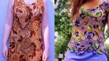 Vestidos em Crochê Irlandes