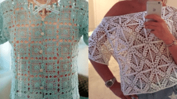 Blusas de Crochê com Square