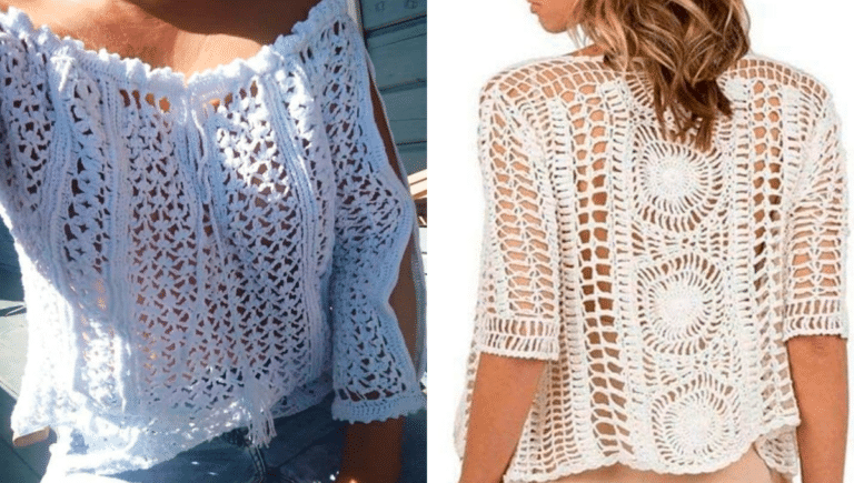 Modelos Bonitos de Blusas de Crochê
