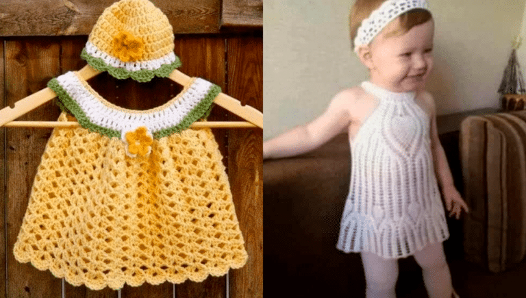 Vestidinhos de Crochê para Meninas