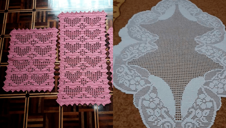 Caminhos de Mesa em Crochê