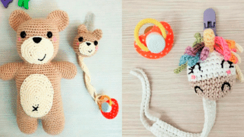 Amigurumis Prendedores para Chupeta