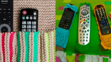 Porta Controle Remoto em Crochê