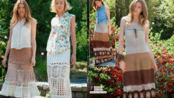 Saias Longas em Croche