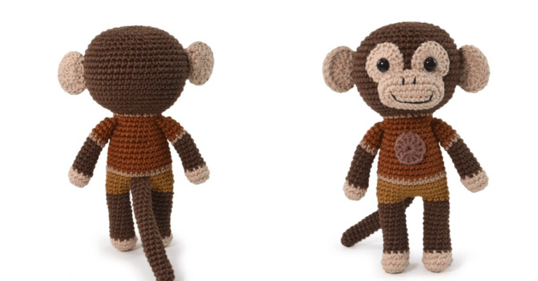 Amigurumi Macaco Mike