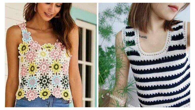 Blusas de Crochê Verão 2024 – Modelos Modernos e de Destaque