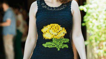 Blusa de Crochê Preta