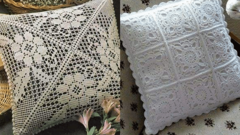 Almofadas em Crochê: 20 Modelos para Inovar sua Decoração Parte 1