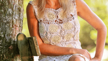 Vestido de Crochê Squares