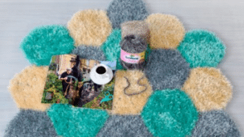 Tapete de Crochê Colmeia : Fácil de fazer