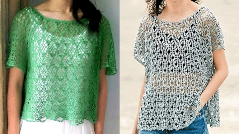 Moda Crochê: Blusas de Crochê Feminina com Gráficos para Baixar! Parte 2