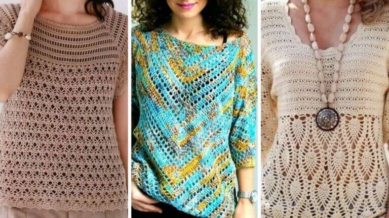 Descubra a Sofisticação das Blusas em Crochê e Transforme Seu Look