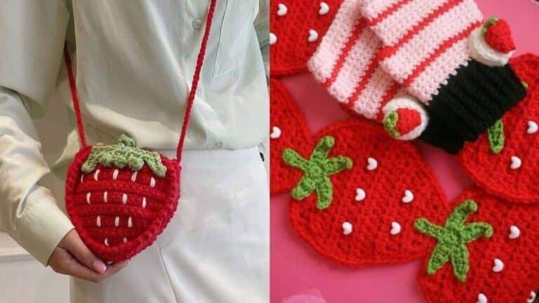 Diy: Morango em Crochê – Ideias Criativas para Inspiração