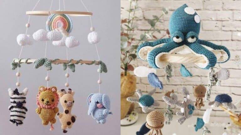 Amigurumis: Mobiles para Quarto Infantil – Ideias e Receita