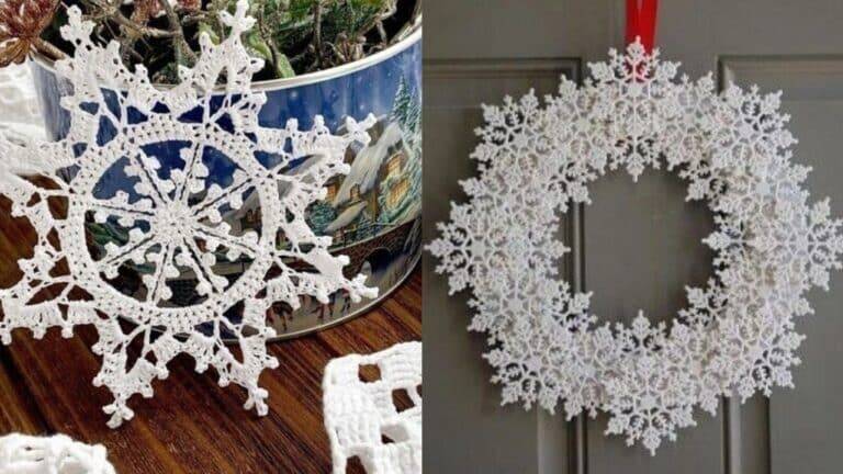 Enfeites em Crochê de Natal: 20 Modelos com Gráfico Parte 1