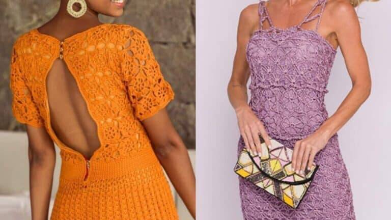 Procurando Vestidos de Crochê para Festas: Vejam Estes