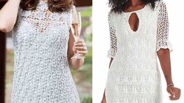 Que Tal Estes Lindos Vestidos de Crochê para Fim de Ano?