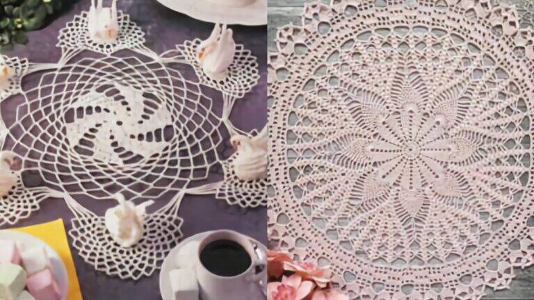 Elegância Artesanal: Toalhas de Mesa em Crochê para Todas as Ocasiões