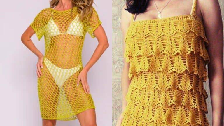 Tendência Artesanal: Saídas de Praia em Crochê para um Verão Estiloso