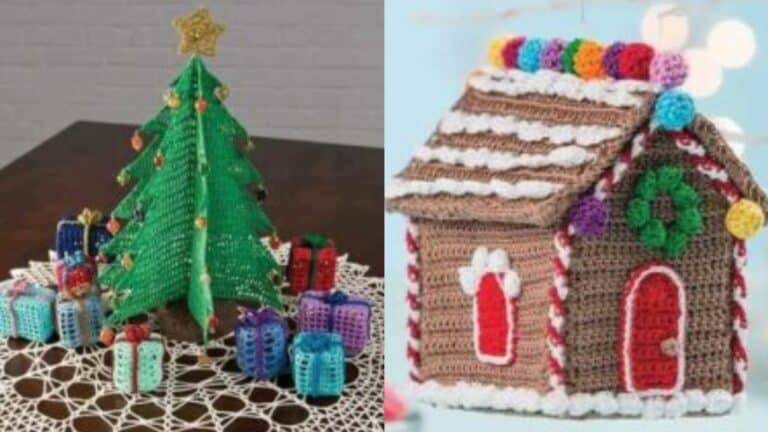 Enfeites de Natal em Crochê para uma Decoração Natalina Única