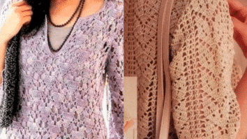 Blusas de Crochê com Amostras Detalhadas e Pontos Fantasia