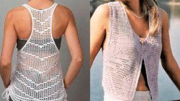 Blusas de Crochê para o Verão 2024 - 30 Modelos Simples Pt 2