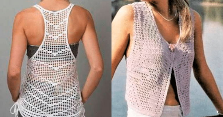 Blusas de Crochê para o Verão 2024 - 30 Modelos Simples Pt 2