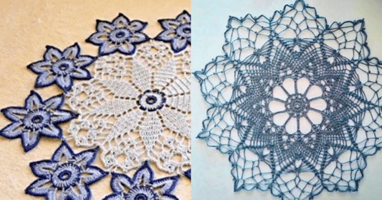 Centros de Mesa de Crochê Redondos com Gráfico: 25 Ideias Fantásticas para Copiar - 1