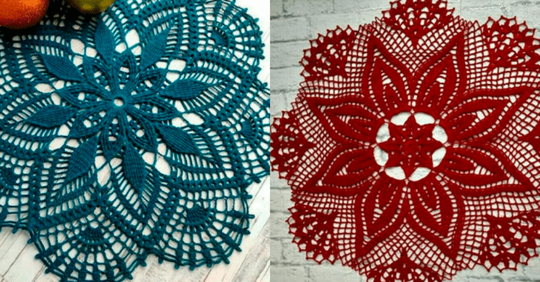 Toalhas de Mesa em Crochê Magnificas com Graficos para Baixar Pt 2