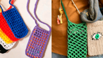 Inspirações: Bolsinhas de Croche Simples e Facil com Ponto Tela