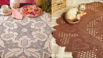 Centros de Mesa em Crochê com Gráficos : Faça Sucesso na Sua Decor Pt 1