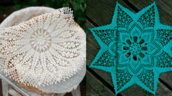 Centros de Mesa em Crochê Com Gráficos: Modelos Rendados e Bem Delicados Pt 2