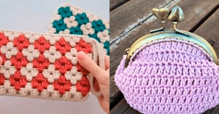FAÇA FÁCIL: Bolsinhas de Crochê Incríveis e Coloridas com Gráficos