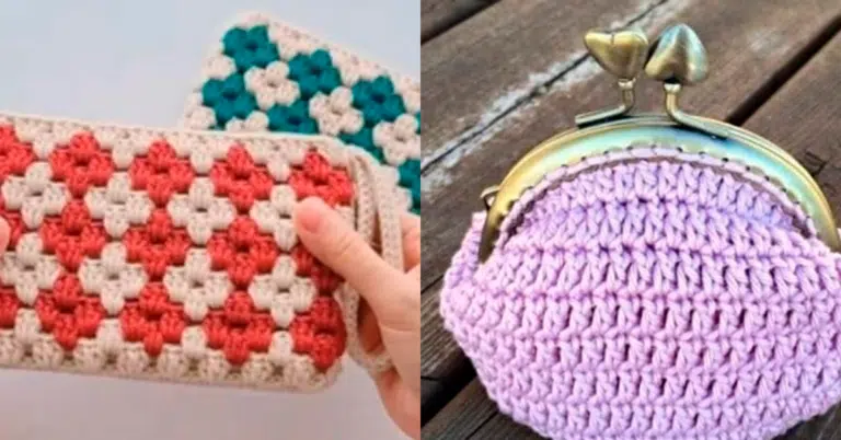 FAÇA FÁCIL: Bolsinhas de Crochê Incríveis e Coloridas com Gráficos